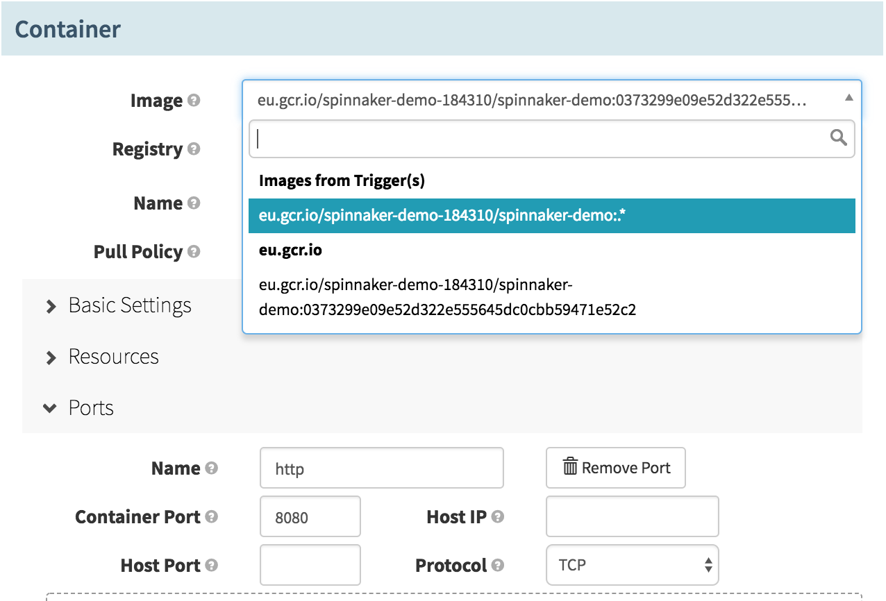 Image from trigger DEV